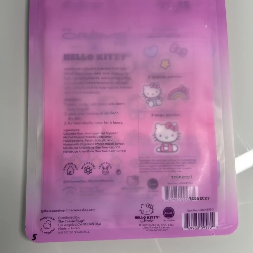 The Crème Shop x Hello Kitty Hydrocolloid Blemish Patches (63 total) ‎ | NWT